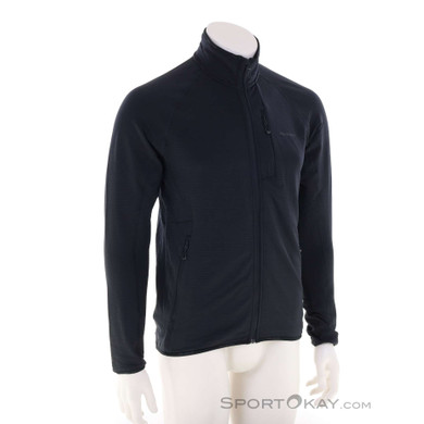 Salomon Sntial Lightwarm Herren Fleecejacke-Schwarz-M