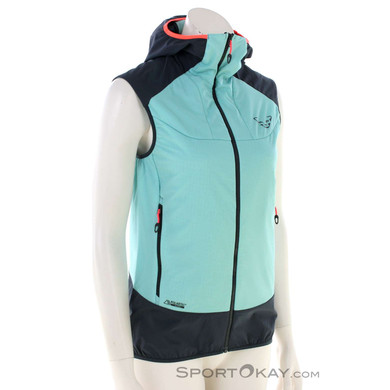 Dynafit Mezzalama Polartec Alpha Damen Tourenweste-Türkis-S