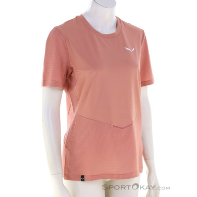 Salewa Pedroc Dry Hybrid Damen T-Shirt-Pink-Rosa-36