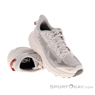 Hoka Challenger 8 Damen Traillaufschuhe-Grau-7