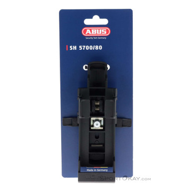 Abus Bordo SH5700 80cm Fahrradschloss Halterung-Schwarz-One Size