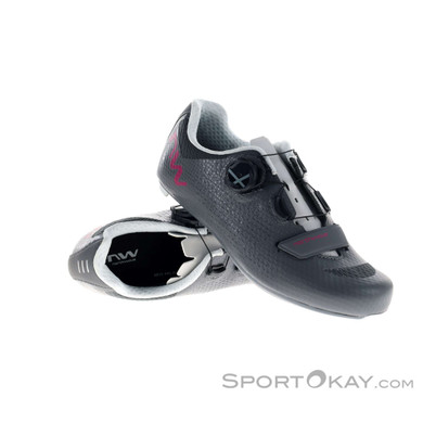 Northwave Storm 2 Damen Rennradschuhe-Dunkel-Grau-38