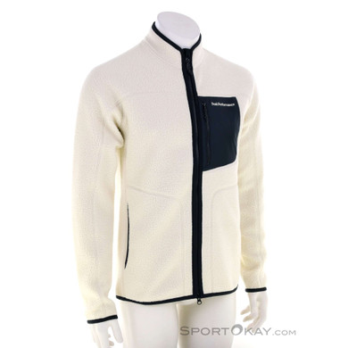 Peak Performance Nature Rush Pile Zip Herren Fleecejacke-Beige-M