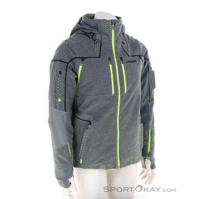 Spyder Pinnacle Melange Herren Skijacke-Grau-M