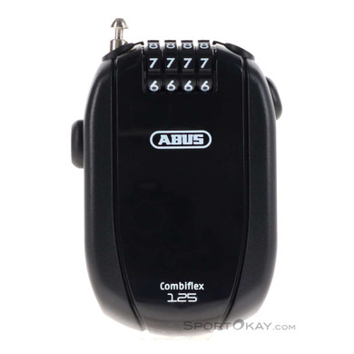 Abus Combiflex Trip 125cm Fahrradschloss-Schwarz-125