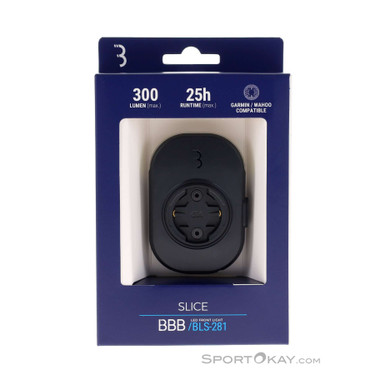 BBB Slice 300 Fahrradlicht vorne-Schwarz-One Size