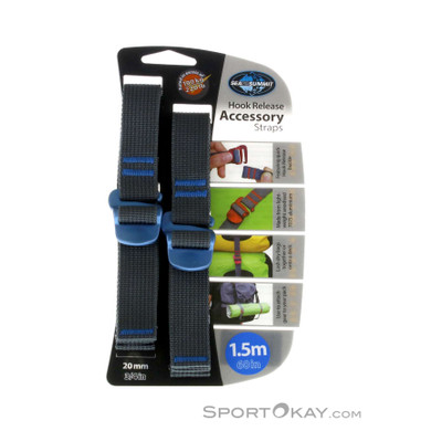 Sea to Summit Accessory Strap Hook Release 20mm/1,5m Gurtban-Blau-1,5