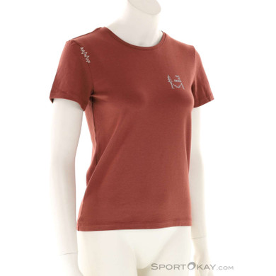 Chillaz Iseo Out of Order Damen T-Shirt-Dunkel-Rot-S