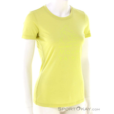 Ortovox 150 Cool MTN Protector TS Damen T-Shirt-Gelb-S