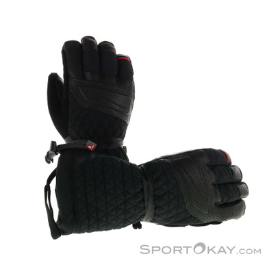 Lenz Heat Glove 6.0 Finger Cap Damen Beheizbare Handschuhe-Schwarz-S