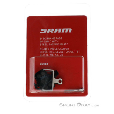 Sram Disc TL organisch/Stahl Bremsbeläge-Schwarz-One Size