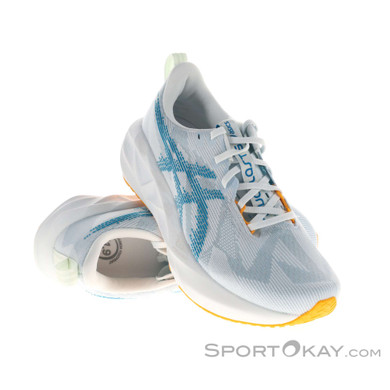 Asics Novablast 5 Herren Laufschuhe-Hell-Grau-10,5