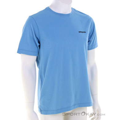 Patagonia P-6 Logo Herren T-Shirt-Blau-L
