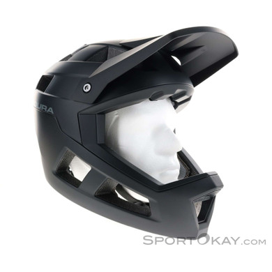 Endura Singletrack MIPS Fullface Helm-Schwarz-L-XL