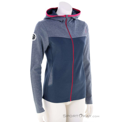 Chillaz Street Damen Fleecejacke-Blau-S