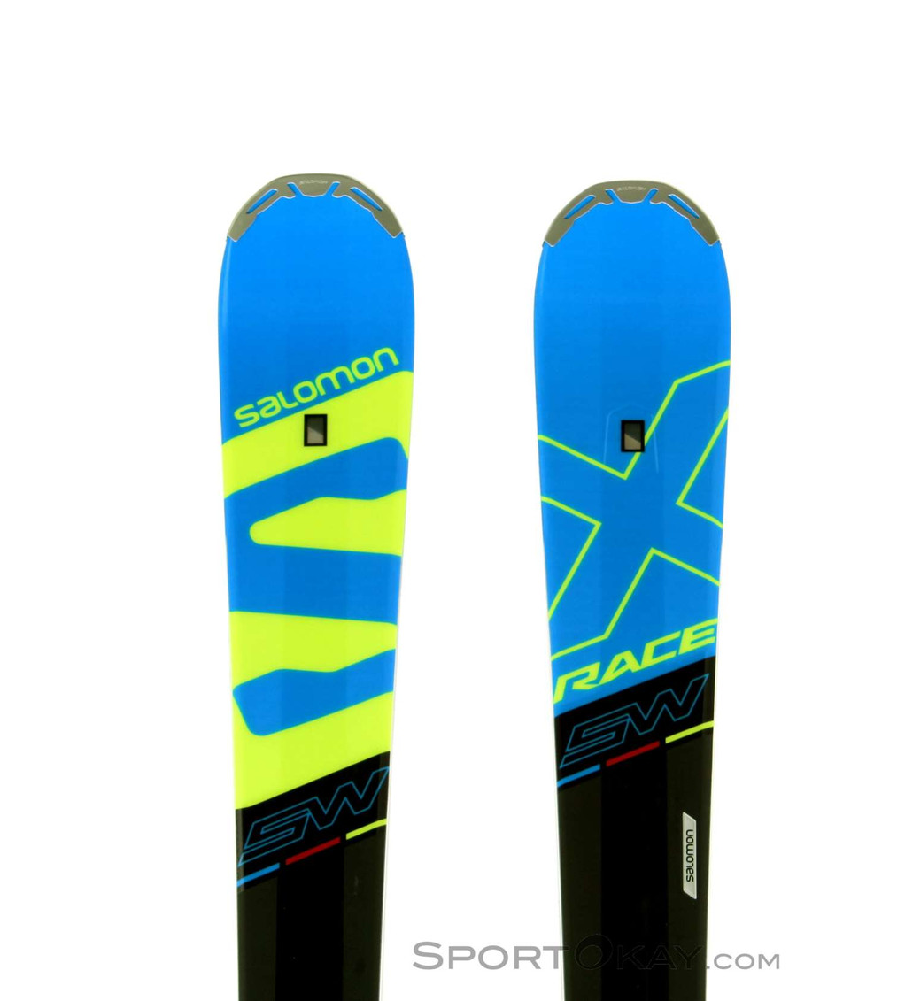サロモンX-RACE SW SL R13 165cm + Z12 SPEED Salomon X-Race SW + Z 12 Speed Ski Set 2017 - Alpine Skis - Skis
