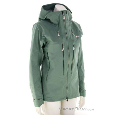 Vaude Monviso 3L Damen Tourenjacke-Oliv-Dunkelgrün-36