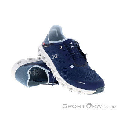 On Cloud 6 Coast Herren Freizeitschuhe-Blau-10