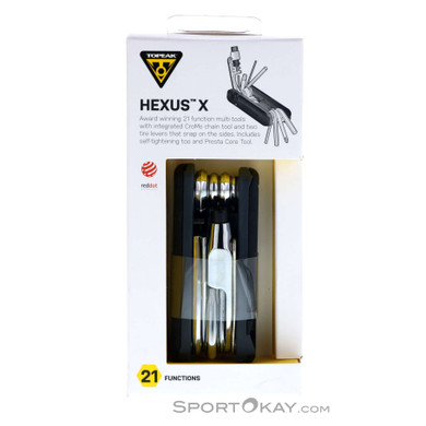 Topeak Hexus X Multitool-Schwarz-One Size