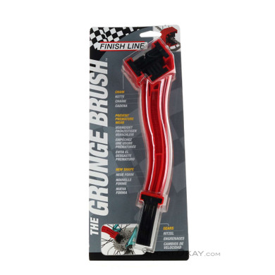 Finish Line The Grunge Brush Bürste-Rot-One Size