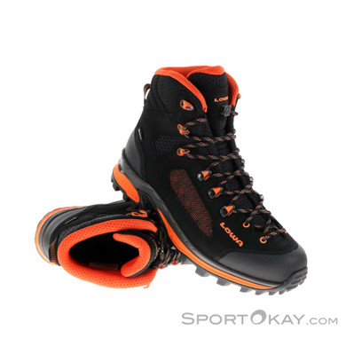 Lowa Corvara GTX Mid Herren Trekkingschuhe Gore-Tex-Schwarz-10