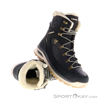 Lowa Renegade Evo Ice GTX Damen Winterschuhe Gore-Tex-Schwarz-6