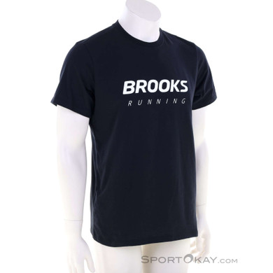 Brooks Graphic Herren T-Shirt-Schwarz-M
