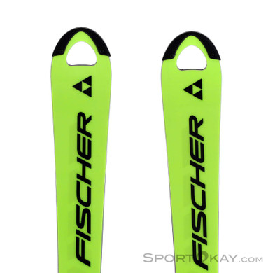 Fischer RC4 WC SL Jr. + RC4 Z11 Freeflex Kinder Skiset 2025-Gelb-140