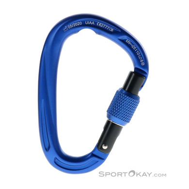 Mammut Crag Screw Gate HMS-Karabiner-Blau-One Size