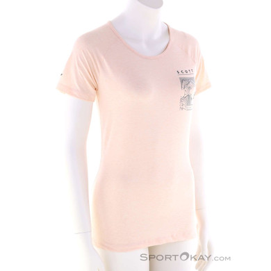 Scott Defined Dri SS Damen T-Shirt-Pink-Rosa-S