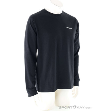 Patagonia Long-Sleeved P-6 Logo Responsibili-Tee Herren Shirt-Schwarz-L