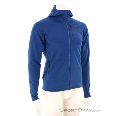 Rock Experience Arrows Hoodie Herren Fleecejacke-Blau-XXL