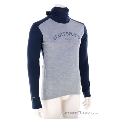Scott Defined Merino Hoody Herren Sweater-Grau-S