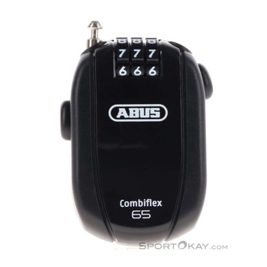 Abus Combiflex StopOver 65cm Fahrradschloss-Schwarz-65
