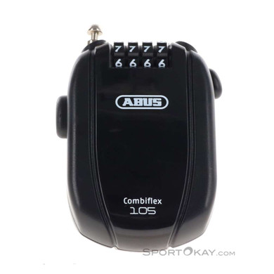 Abus Combiflex Rest 105cm Fahrradschloss-Schwarz-105