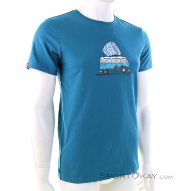 Ocun Classic T Bus-Stone Herren T-Shirt-Blau-M