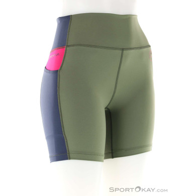 La Sportiva Cosmosis 6" Short Damen Leggings-Oliv-Dunkelgrün-S