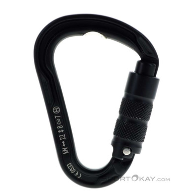 Edelrid Strike Triple HMS-Karabiner-Schwarz-One Size
