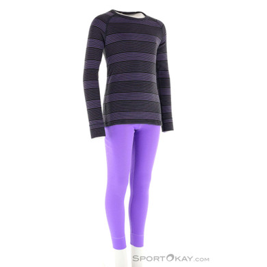 Odlo Active Warm Set Long Kinder Funktionsbekleidung-Lila-164