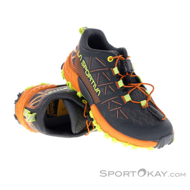 La Sportiva Bushido 2 Kinder Traillaufschuhe-Dunkel-Grau-34