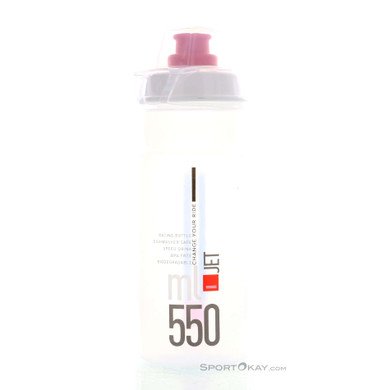 Elite Jet Plus Clear 550ml Trinkflasche-Transparent-One Size