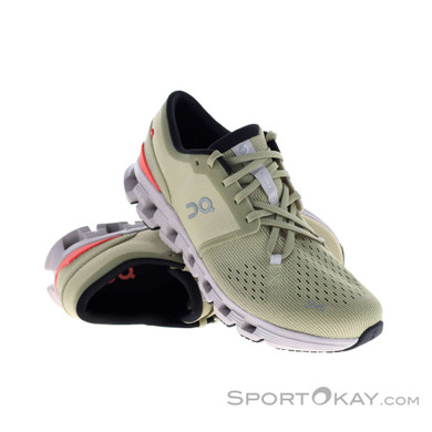 On Cloud X 4 Herren Laufschuhe-Oliv-Dunkelgrün-9,5