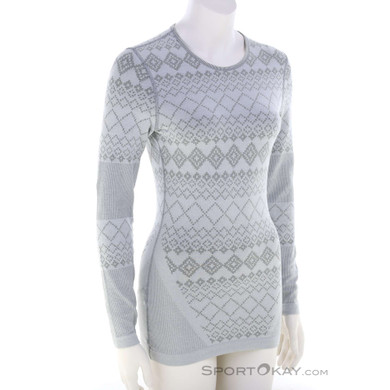 Löffler L/S Transtex Warm Retr'x Damen Shirt-Grau-40-42