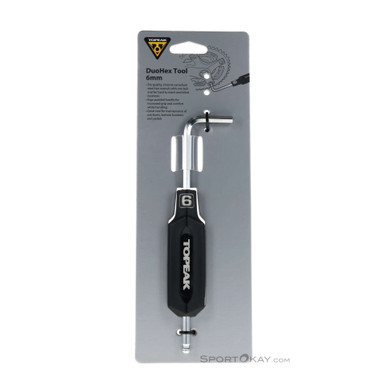 Topeak Duo Hex 6mm Werkzeug-Schwarz-One Size