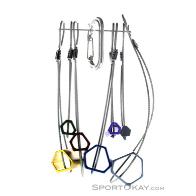 Black Diamond Wired Hexentric Nut Set #4-10 Stopper Set