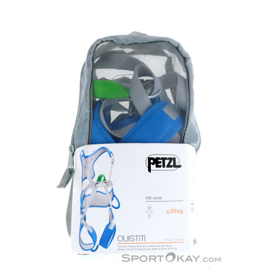 Petzl Oustiti Kinder Klettergurt-Blau-One Size