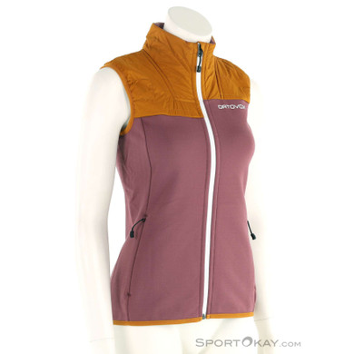 Ortovox Fleece Plus Damen Tourenweste-Rot-XS