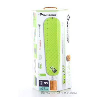 Sea to Summit Comfort Light Insulated 183x55cm Isomatte-Grün-Regular