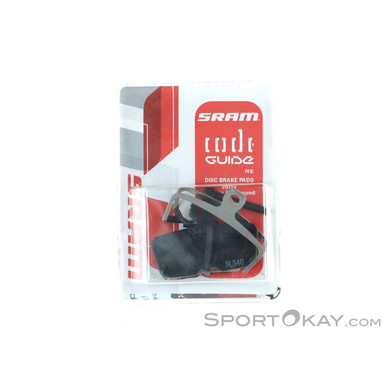 Sram Code 2011+ Disc Brake Pads Organisch Stahl Bremsbeläge-Grau-One Size