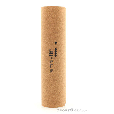 Simplyfit Matte Kork Yogamatte-Braun-One Size